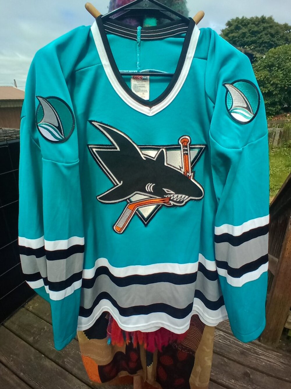 CCM San Jose Sharks NHL Hockey jersey XL